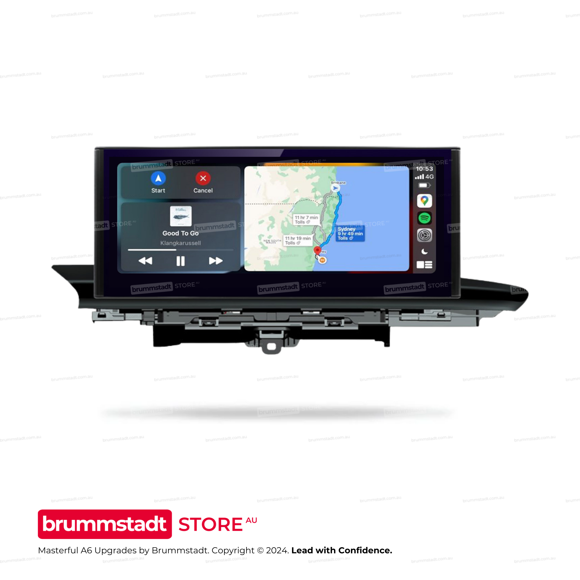 Audi A6 / A7 C7 (2012–2018) - Premium Head Unit Upgrade Kit: Radio Infotainment System with Wired & Wireless Apple CarPlay and Android Auto Compatibility