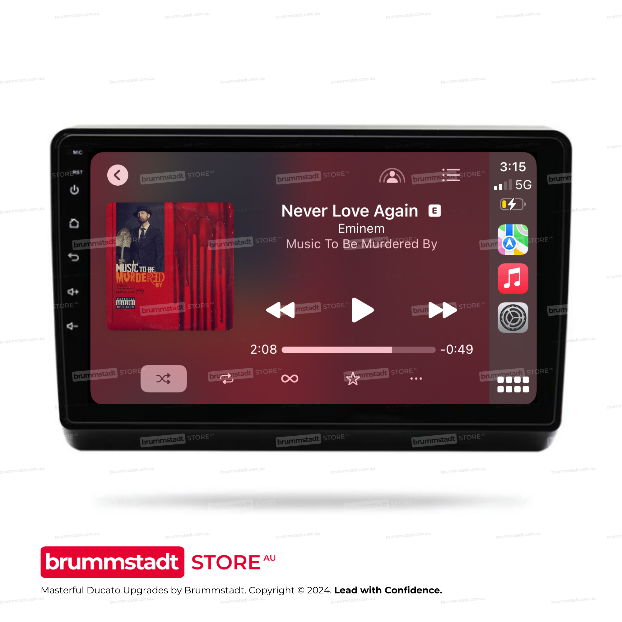 Fiat Ducato 2006-2020 - Premium Head Unit Upgrade Kit: Radio Infotainment System with Wired & Wireless Apple CarPlay and Android Auto Compatibility