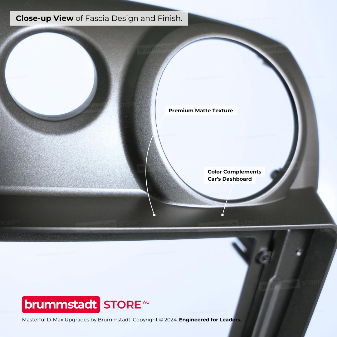 Isuzu D-Max 2009-2012 - Premium Head Unit Upgrade Kit: Radio Infotainment System with Wired & Wireless Apple CarPlay and Android Auto Compatibility