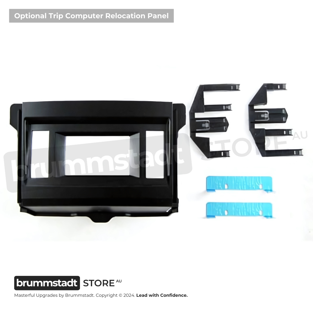 Toyota Prado 2009-2013 150 Series - Premium Head Unit Upgrade Kit: Radio Infotainment System with Wired & Wireless Apple CarPlay and Android Auto Compatibility