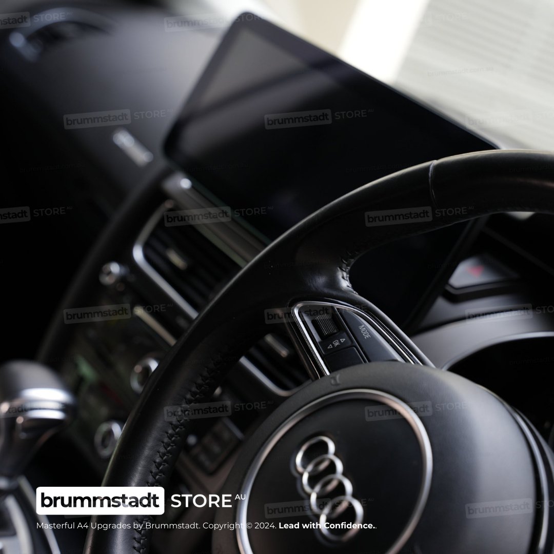 Audi A4 2009-2016 - Premium Head Unit Upgrade Kit: Radio Infotainment System with Wired & Wireless Apple CarPlay and Android Auto Compatibility - baeumer technologies