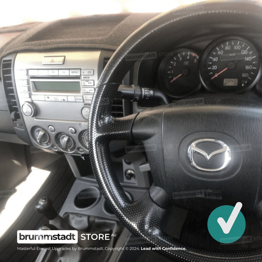 Ford Everest 2 2006-2011 - Premium Head Unit Upgrade Kit: Radio Infotainment System with Wired & Wireless Apple CarPlay and Android Auto Compatibility - baeumer technologies