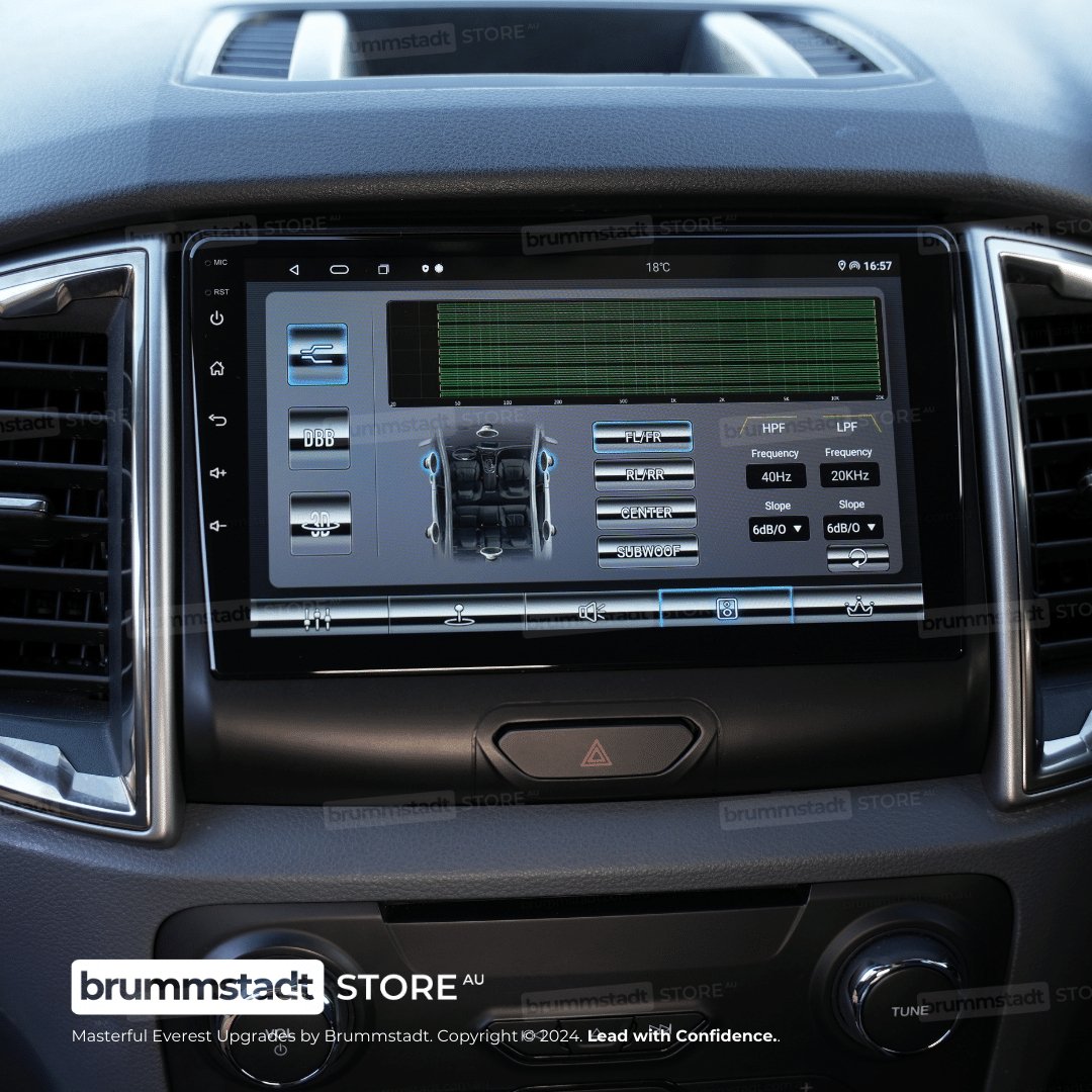 Ford Everest 2018-2022 - Premium Head Unit Upgrade Kit: Radio Infotainment System with Wired & Wireless Apple CarPlay and Android Auto Compatibility - baeumer technologies