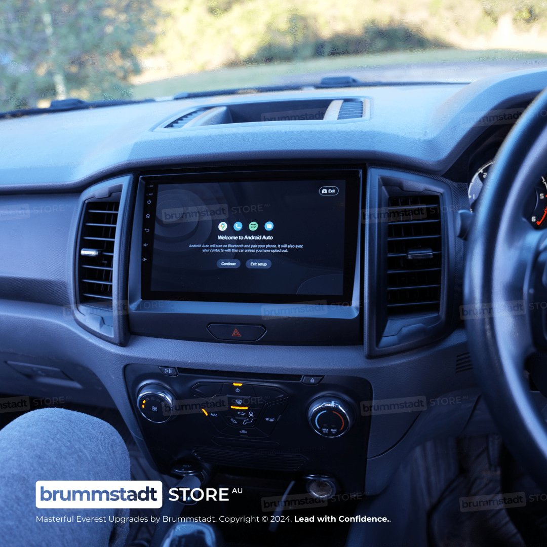 Ford Everest 2018-2022 - Premium Head Unit Upgrade Kit: Radio Infotainment System with Wired & Wireless Apple CarPlay and Android Auto Compatibility - baeumer technologies