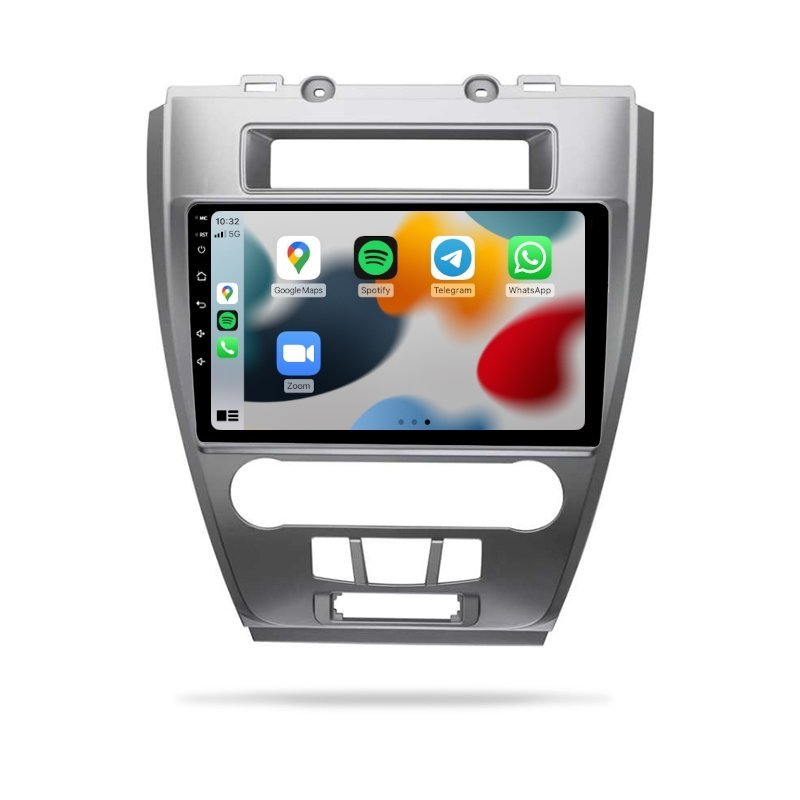 Ford Mustang 2009-2012 - Premium Head Unit Upgrade Kit: Radio Infotainment System with Wired & Wireless Apple CarPlay and Android Auto Compatibility - baeumer technologies