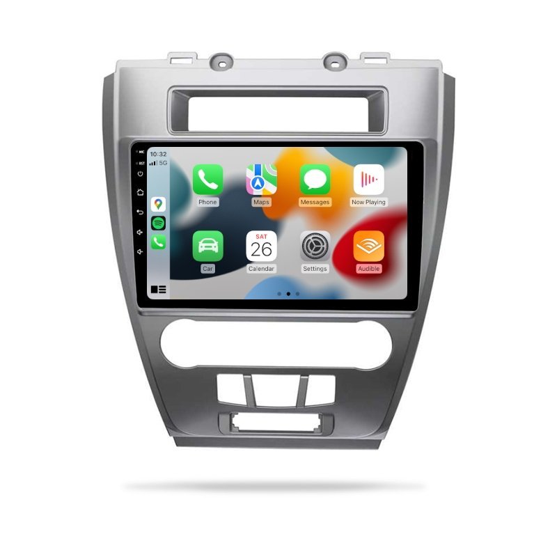 Ford Mustang 2009-2012 - Premium Head Unit Upgrade Kit: Radio Infotainment System with Wired & Wireless Apple CarPlay and Android Auto Compatibility - baeumer technologies