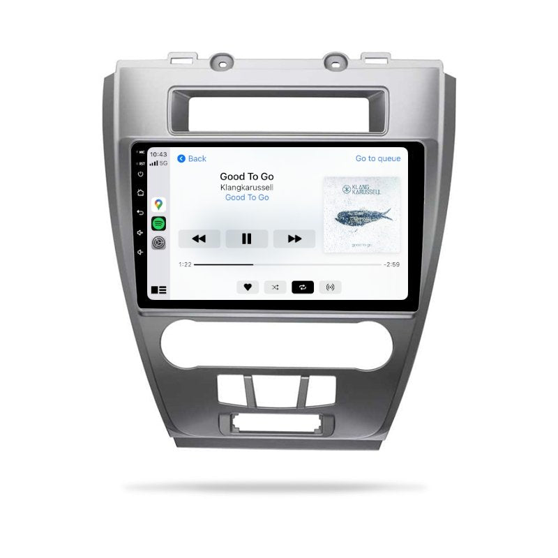 Ford Mustang 2009-2012 - Premium Head Unit Upgrade Kit: Radio Infotainment System with Wired & Wireless Apple CarPlay and Android Auto Compatibility - baeumer technologies