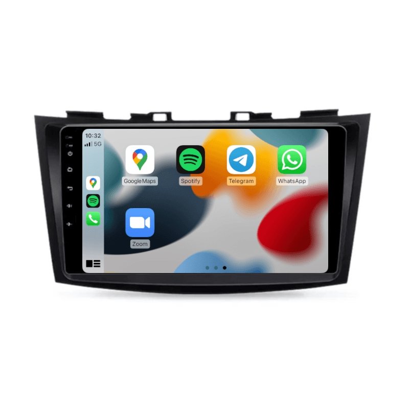 Suzuki Swift 2011-2017 - Premium Head Unit Upgrade Kit: Radio Infotainment System with Wired & Wireless Apple CarPlay and Android Auto Compatibility - baeumer technologies