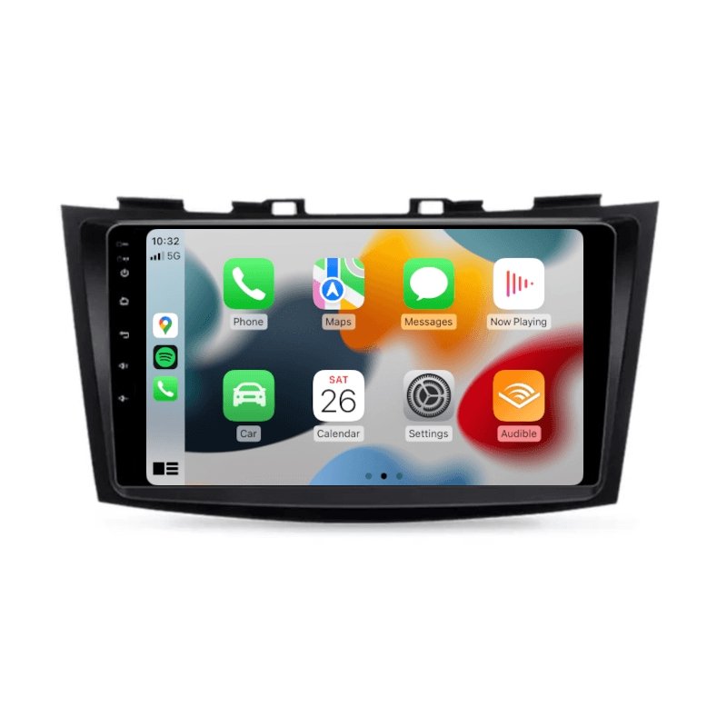 Suzuki Swift 2011-2017 - Premium Head Unit Upgrade Kit: Radio Infotainment System with Wired & Wireless Apple CarPlay and Android Auto Compatibility - baeumer technologies