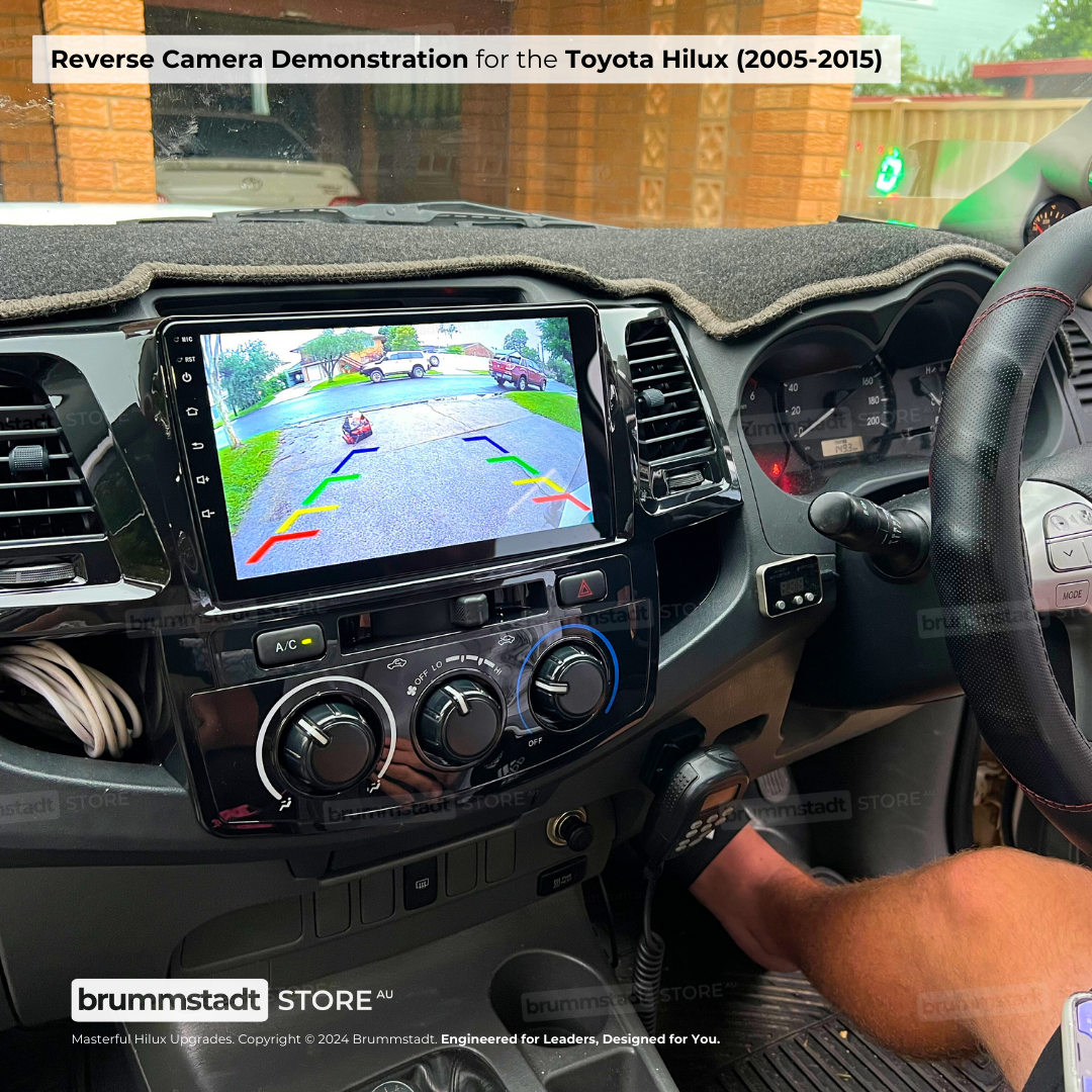 Toyota Hilux 2005-2014 - Premium Head Unit Upgrade Kit: Radio Infotainment System with Wired & Wireless Apple CarPlay and Android Auto Compatibility