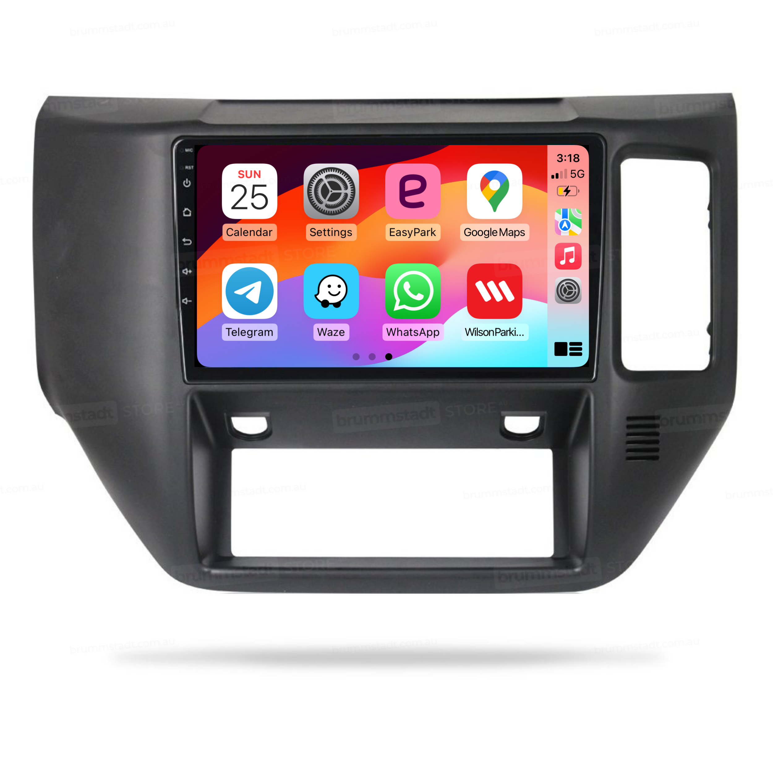 Nissan Patrol 2004-2015 - Premium Head Unit Upgrade Kit: Radio Infotainment System with Wired & Wireless Apple CarPlay and Android Auto Compatibility