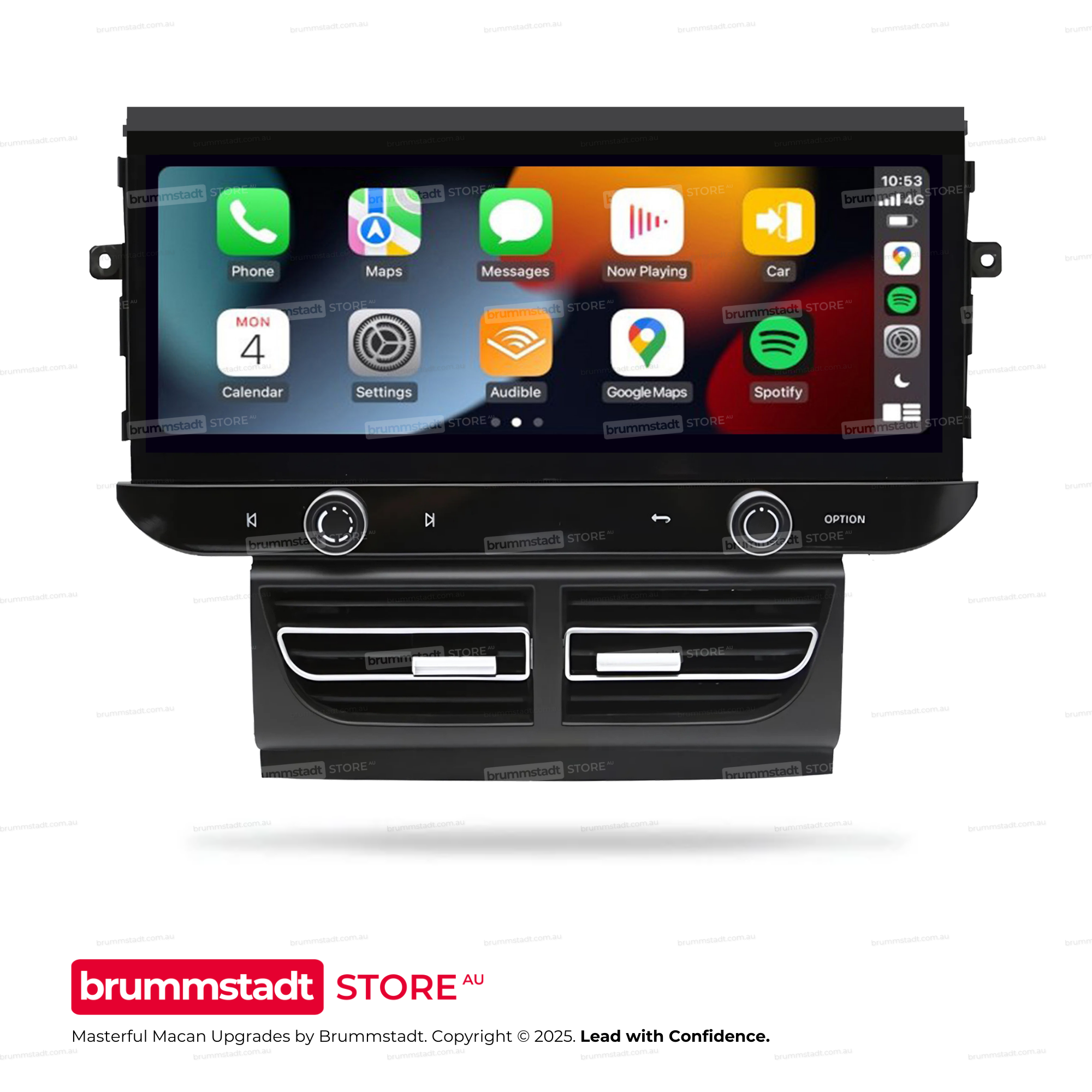 Porsche Macan 2014-2018 - Premium Head Unit Upgrade Kit: Radio Infotainment System with Wired & Wireless Apple CarPlay and Android Auto Compatibility