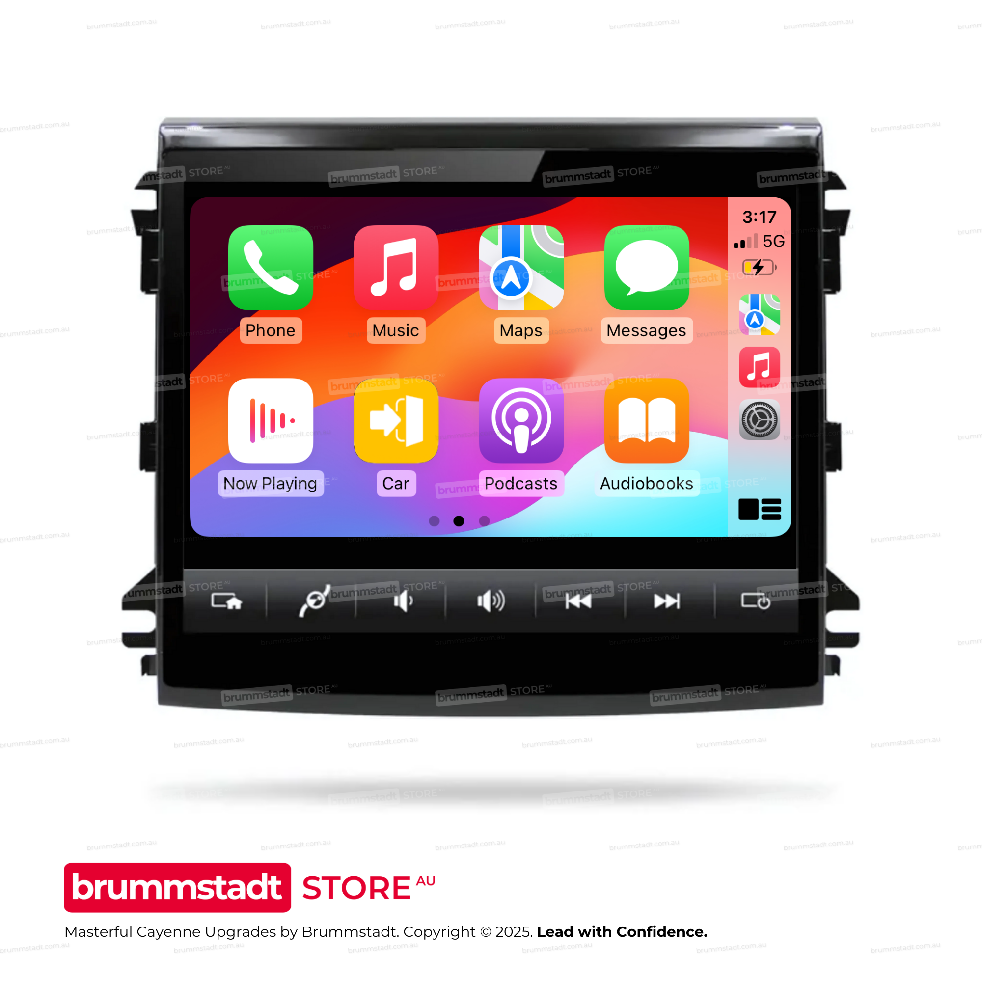 Porsche Cayenne 2010-2015 - Premium Head Unit Upgrade Kit: Radio Infotainment System with Wired & Wireless Apple CarPlay and Android Auto Compatibility