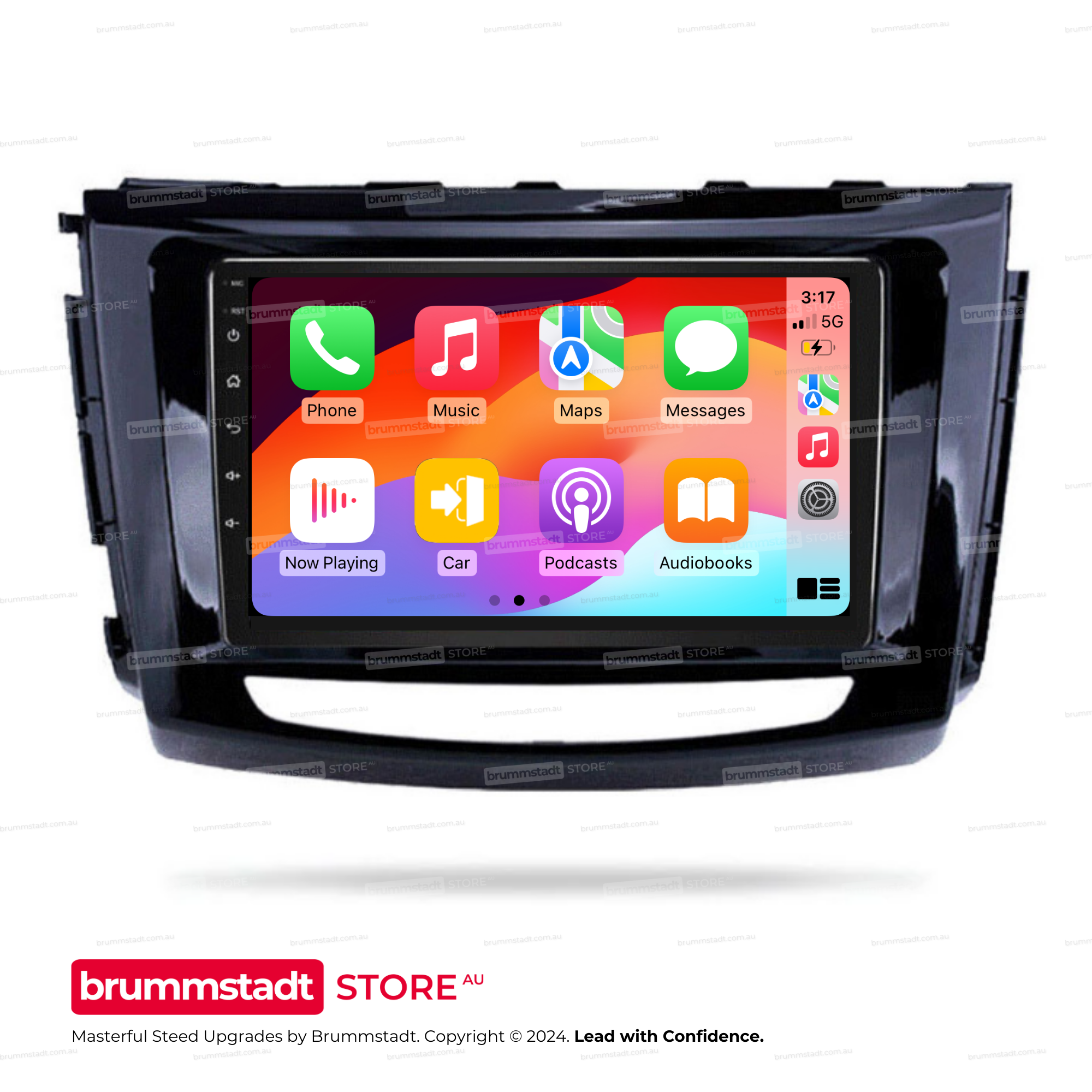 Great Wall Steed 2012-2019 - Premium Head Unit Upgrade Kit: Radio Infotainment System with Wired & Wireless Apple CarPlay and Android Auto Compatibility