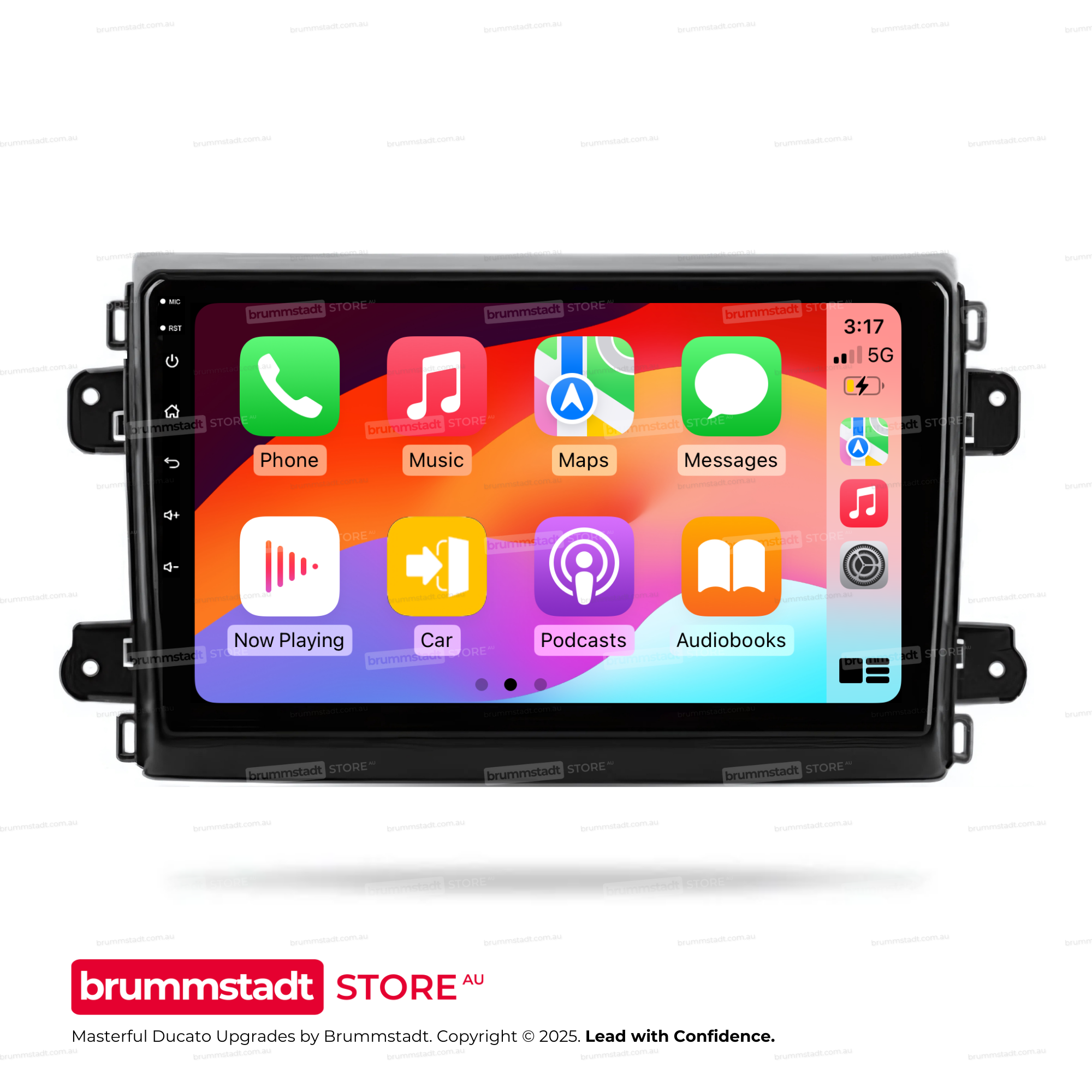 Fiat Ducato 2021-2024 - Premium Head Unit Upgrade Kit: Radio Infotainment System with Wired & Wireless Apple CarPlay and Android Auto Compatibility