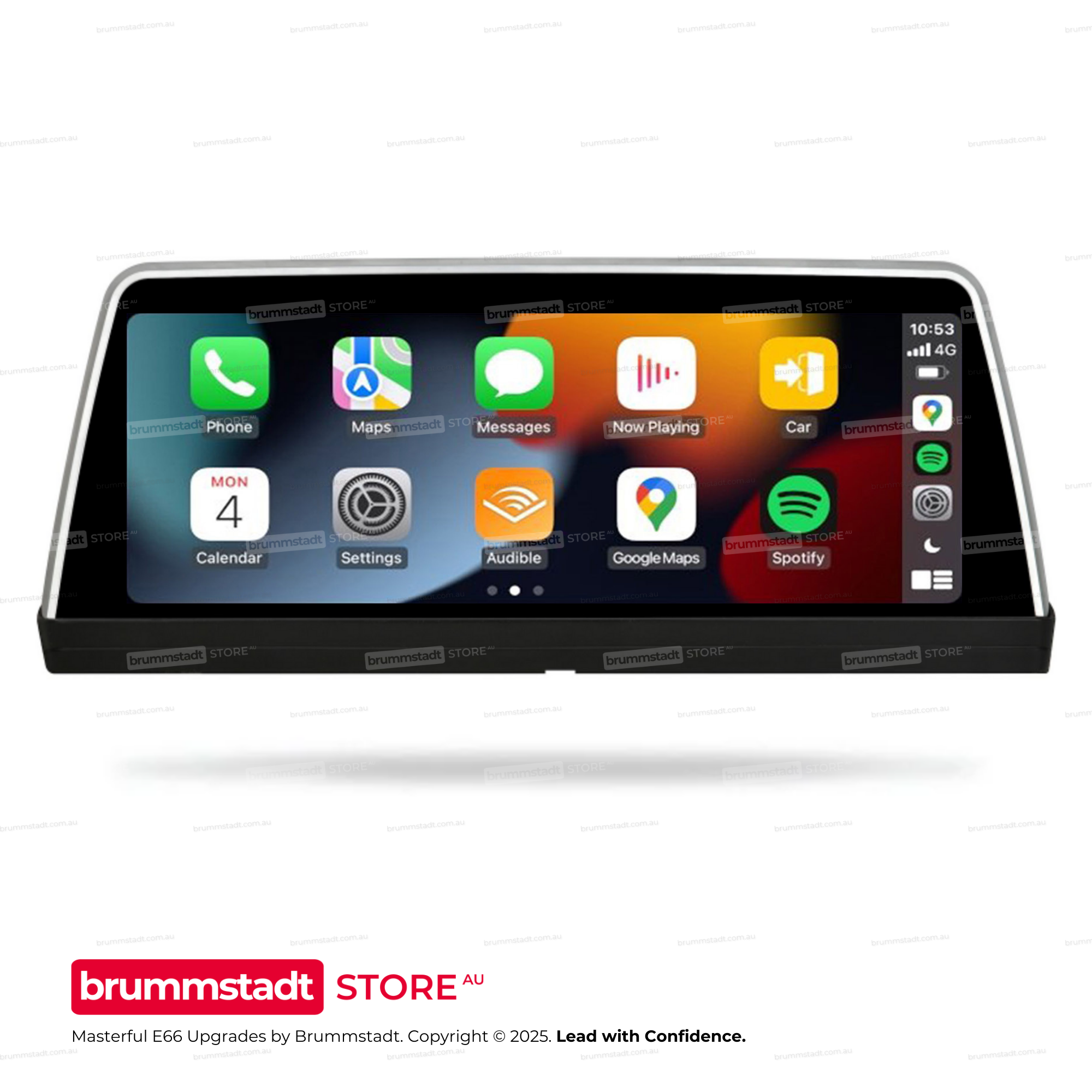 BMW 7 Series (E65 E66) - Premium Head Unit Upgrade Kit: Radio Infotainment System with Wired & Wireless Apple CarPlay and Android Auto Compatibility