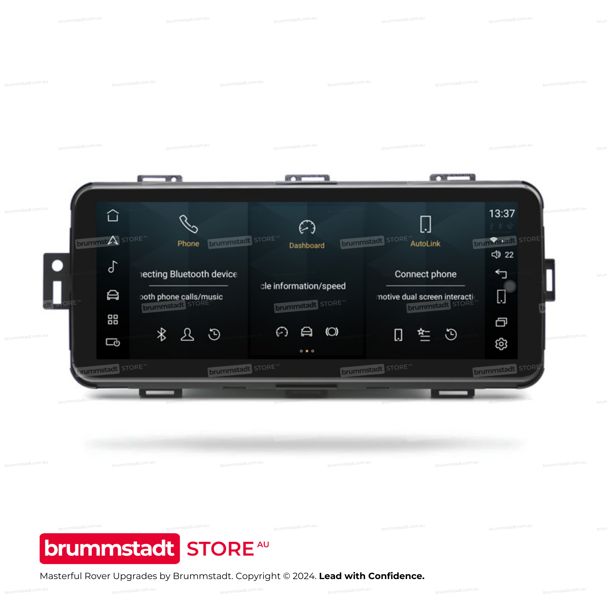 Range Rover Sport 2013-2016 - Premium Head Unit Upgrade Kit: Radio Infotainment System with Wired & Wireless Apple CarPlay and Android Auto Compatibility