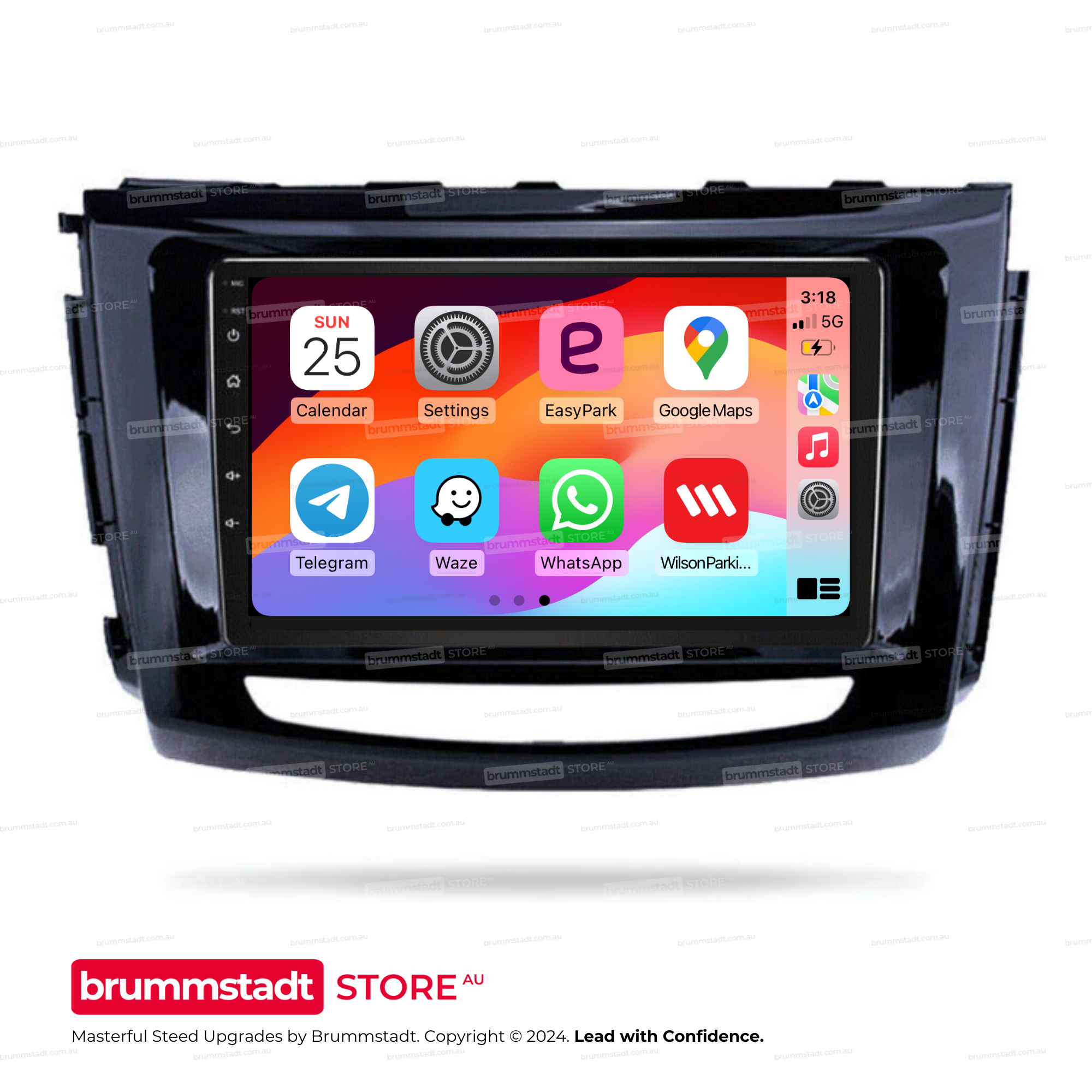 Great Wall Steed 2012-2019 - Premium Head Unit Upgrade Kit: Radio Infotainment System with Wired & Wireless Apple CarPlay and Android Auto Compatibility