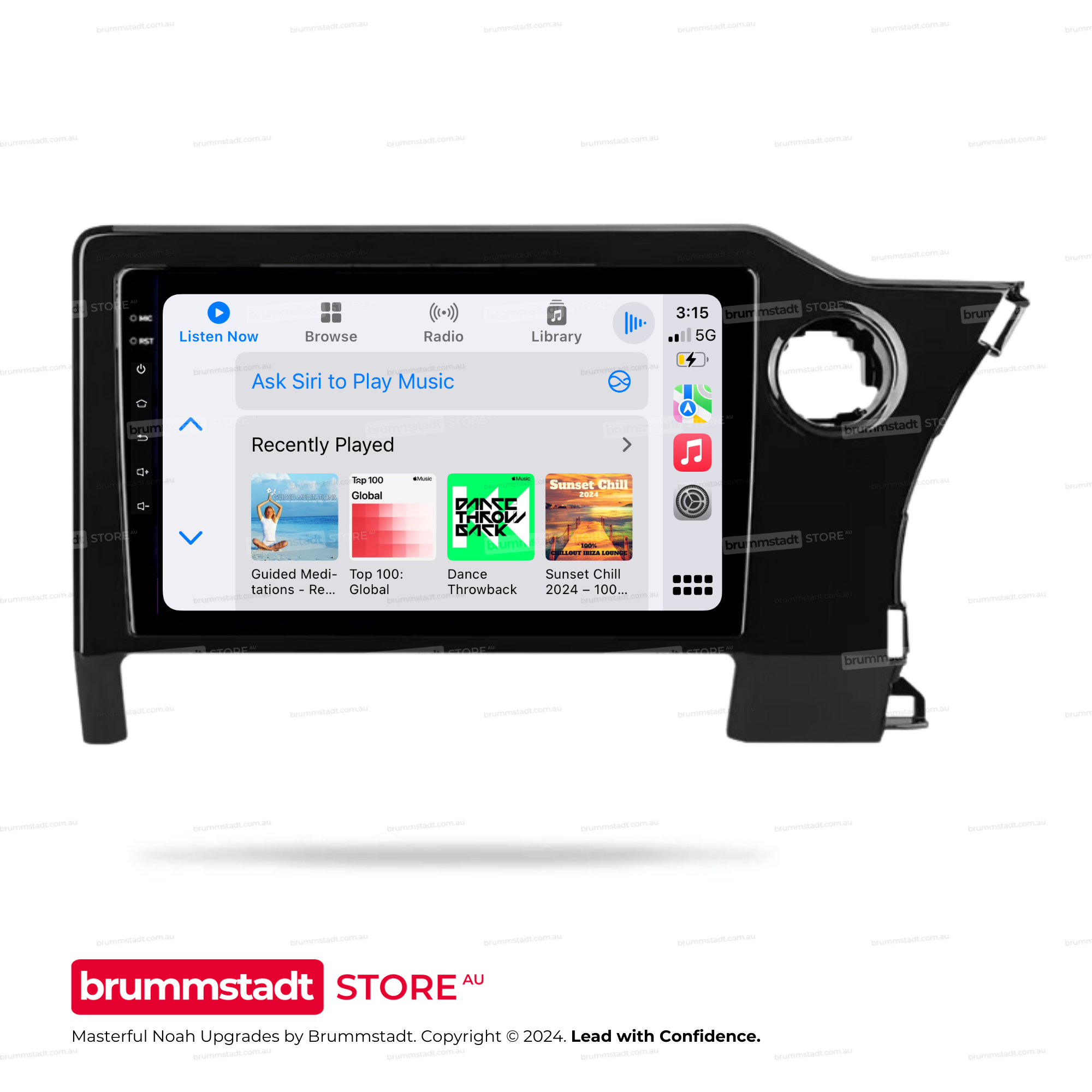 Toyota Noah 2022-2024 - Premium Head Unit Upgrade Kit: Radio Infotainment System with Wired & Wireless Apple CarPlay and Android Auto Compatibility