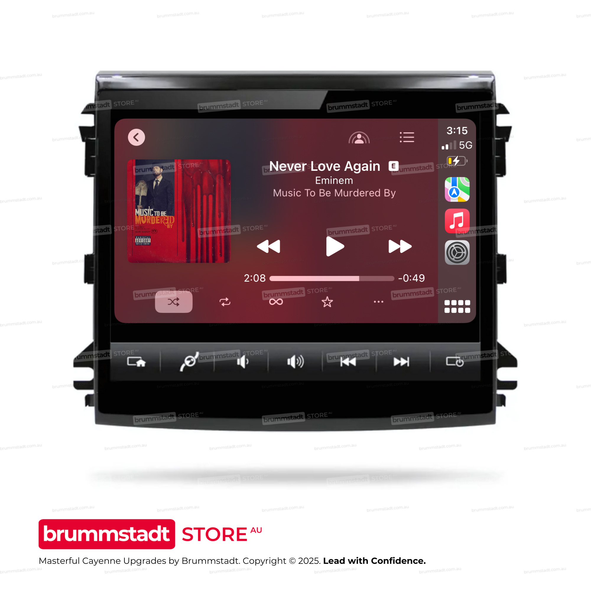 Porsche Cayenne 2010-2015 - Premium Head Unit Upgrade Kit: Radio Infotainment System with Wired & Wireless Apple CarPlay and Android Auto Compatibility