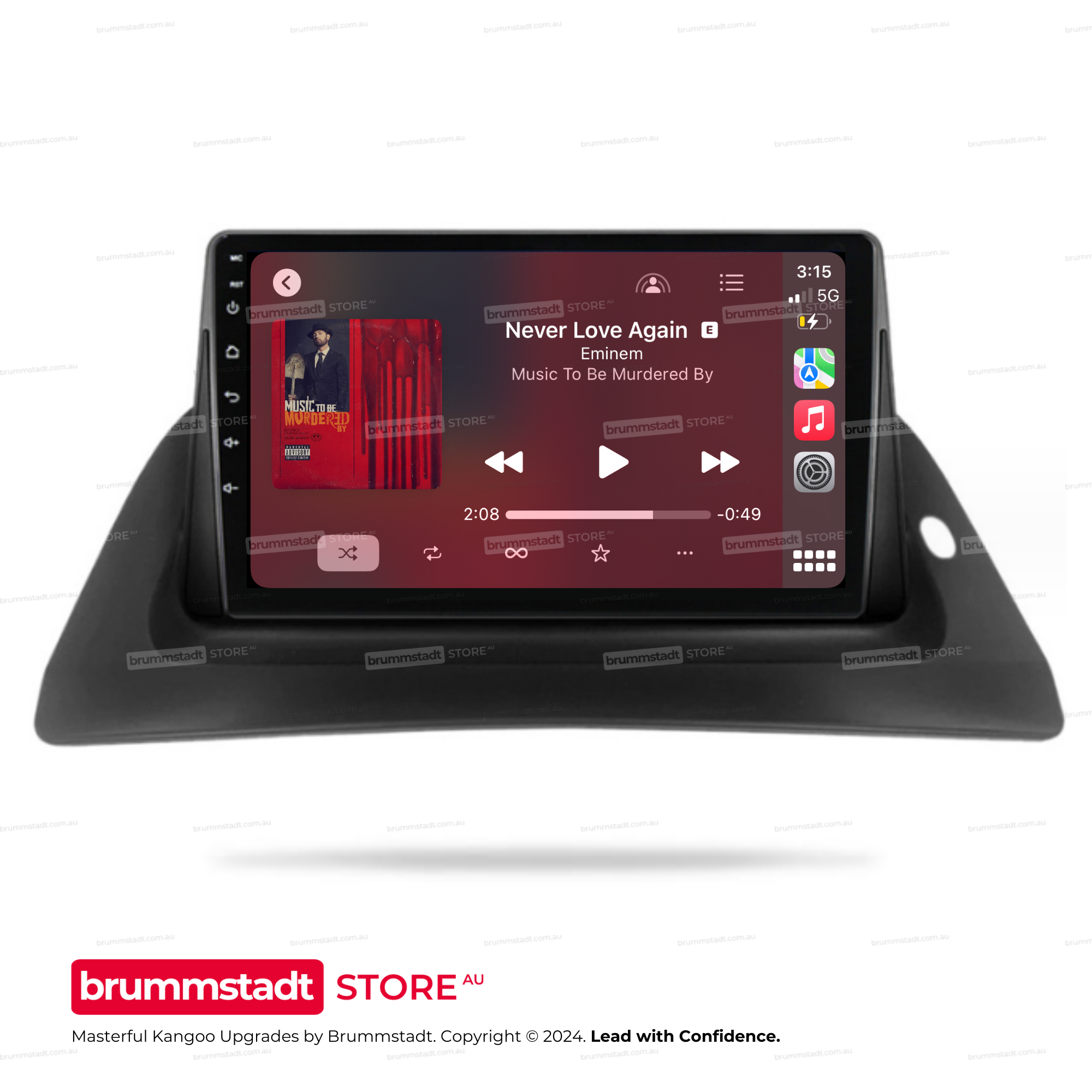 Renault Kangoo 2015-2018 - Premium Head Unit Upgrade Kit: Radio Infotainment System with Wired & Wireless Apple CarPlay and Android Auto Compatibility