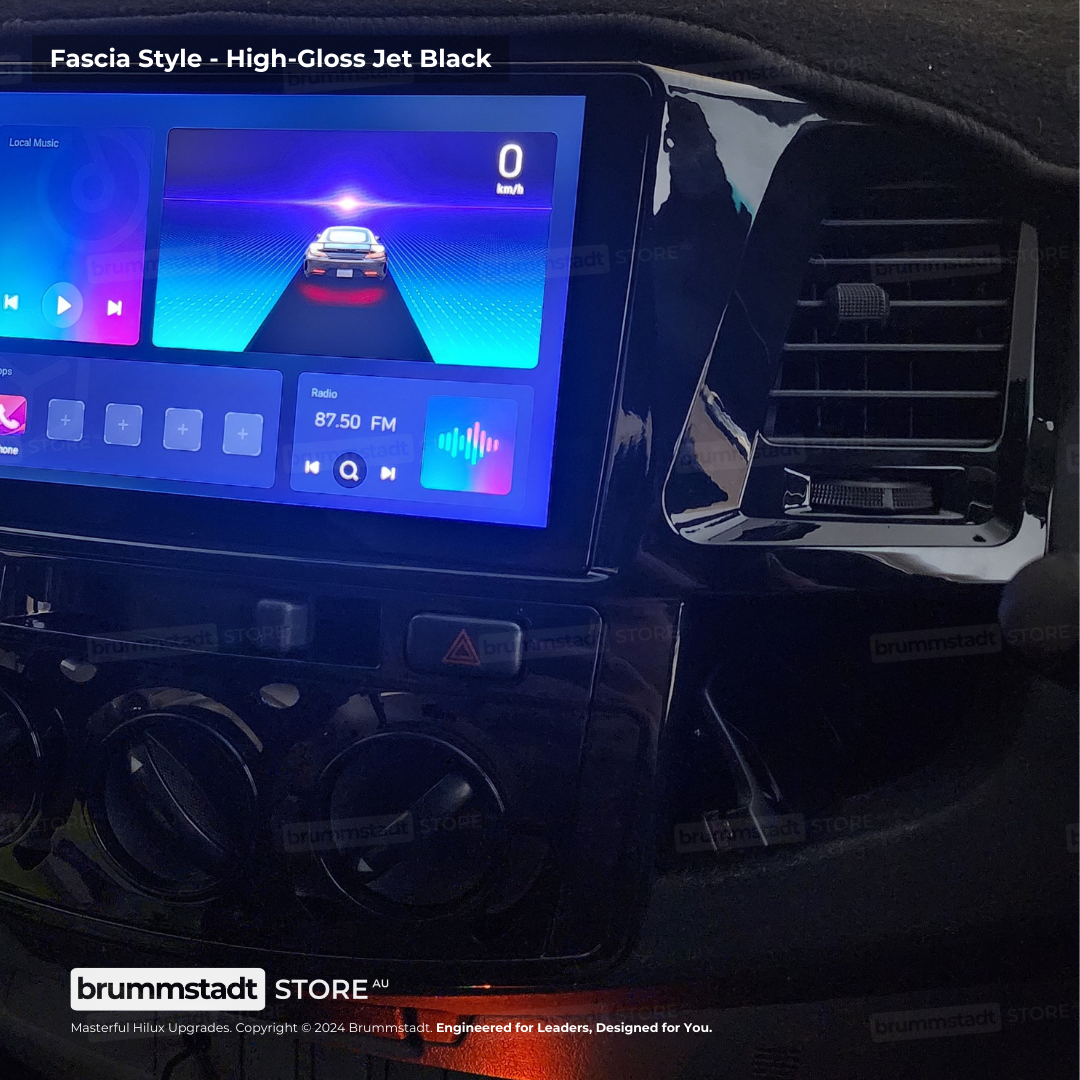 Toyota Hilux 2005-2014 - Premium Head Unit Upgrade Kit: Radio Infotainment System with Wired & Wireless Apple CarPlay and Android Auto Compatibility