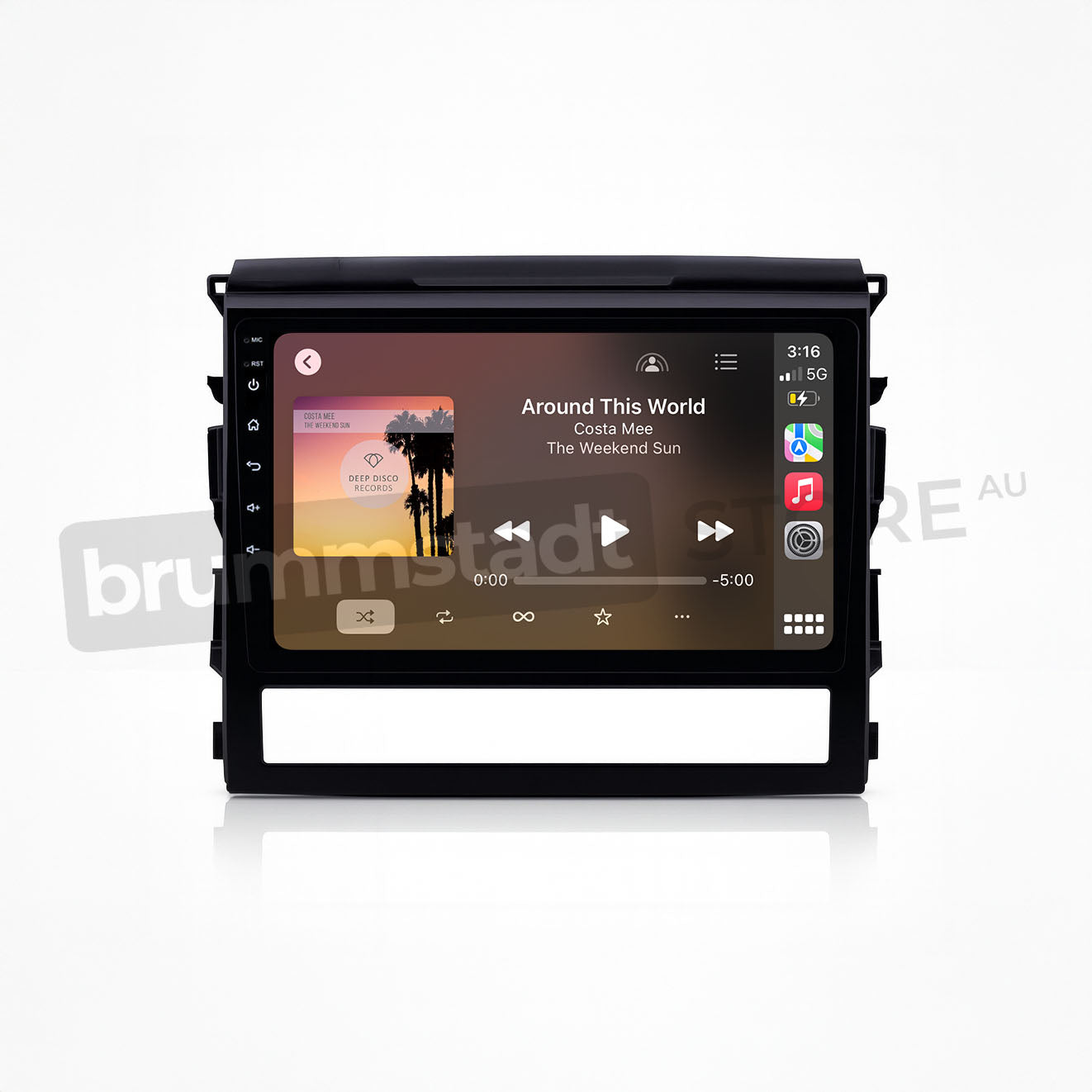 Toyota Land Cruiser 200 Series 2016-2022 - Premium Head Unit Upgrade Kit: Radio Infotainment System with Wired & Wireless Apple CarPlay and Android Auto Compatibility