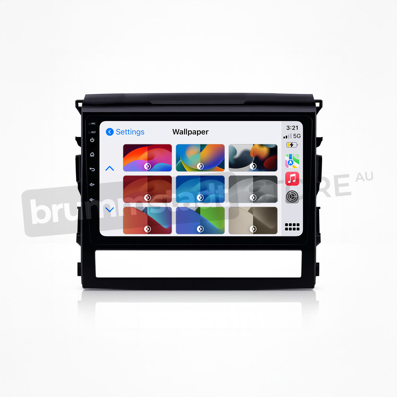 Toyota Land Cruiser 200 Series 2016-2022 - Premium Head Unit Upgrade Kit: Radio Infotainment System with Wired & Wireless Apple CarPlay and Android Auto Compatibility