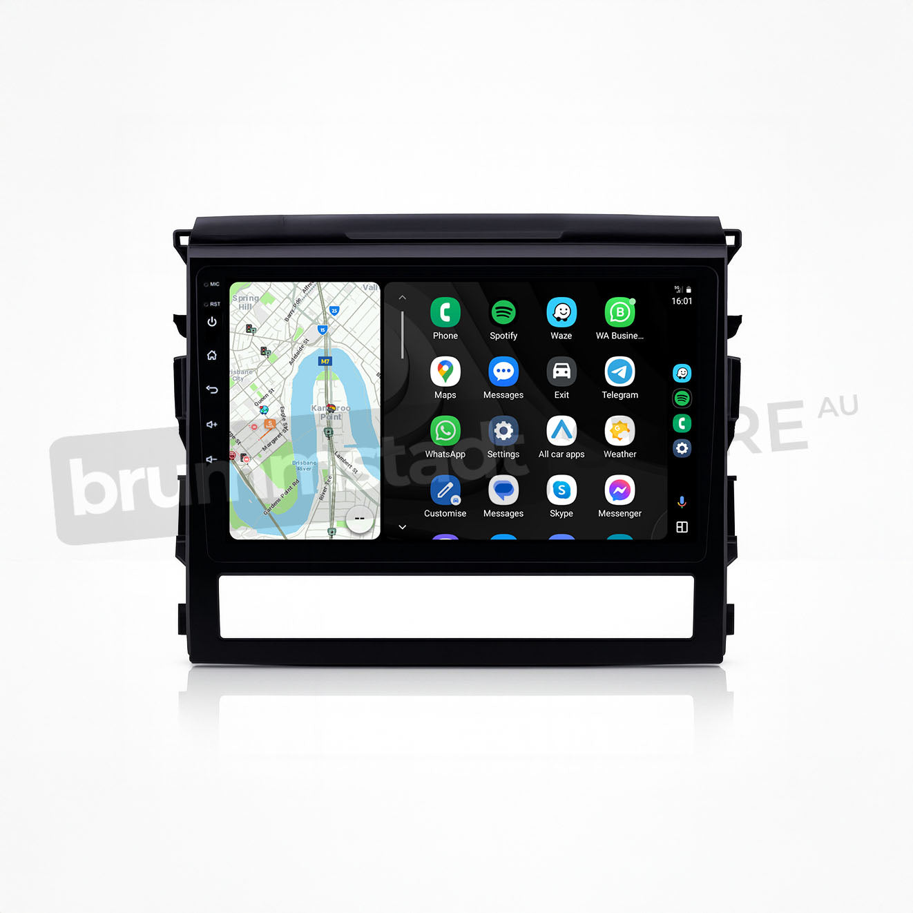 Toyota Land Cruiser 200 Series 2016-2022 - Premium Head Unit Upgrade Kit: Radio Infotainment System with Wired & Wireless Apple CarPlay and Android Auto Compatibility