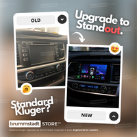 Toyota Kluger 2014-2019 - Premium Head Unit Upgrade Kit: Radio Infotainment System with Wired & Wireless Apple CarPlay and Android Auto Compatibility
