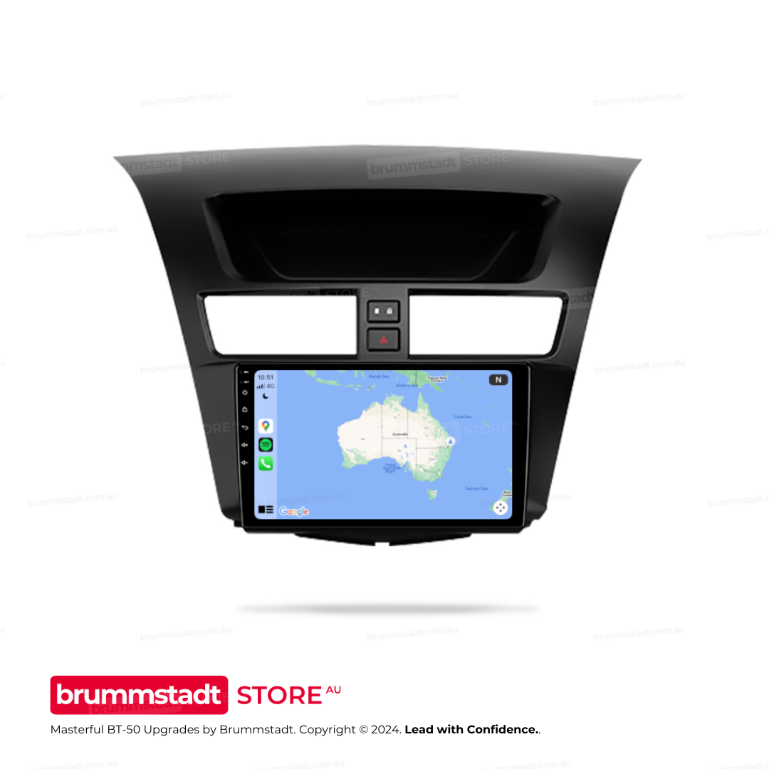 Mazda BT-50 2011-2020 WHOLE NEW FRAME - Premium Head Unit Upgrade Kit: Radio Infotainment System with Wired & Wireless Apple CarPlay and Android Auto Compatibility