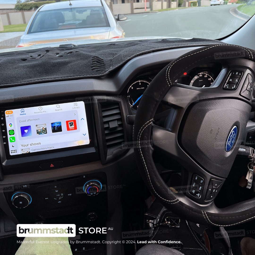 Ford Everest 2018-2022 - Premium Head Unit Upgrade Kit: Radio Infotainment System with Wired & Wireless Apple CarPlay and Android Auto Compatibility - baeumer technologies