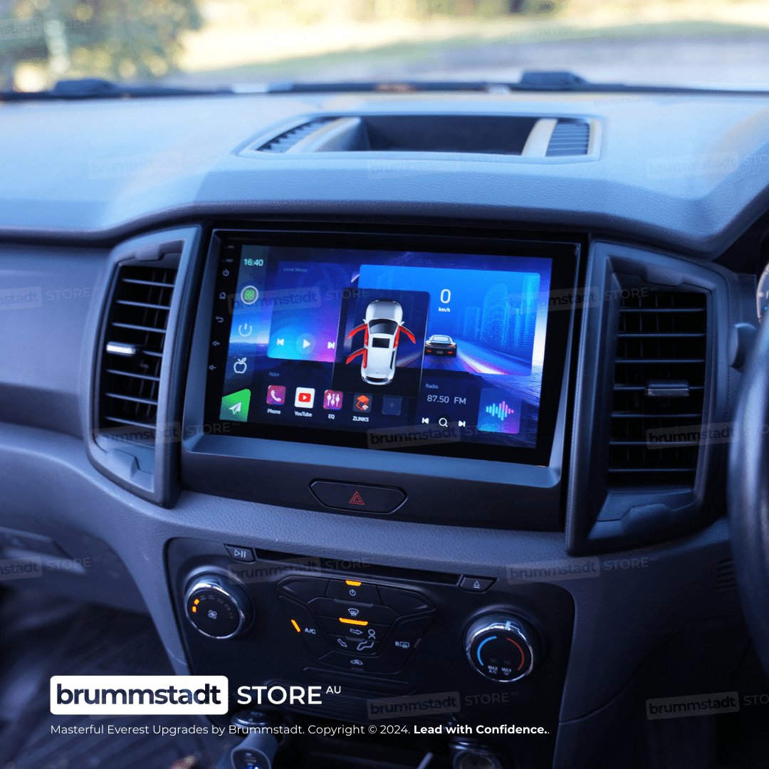 Ford Everest 2018-2022 - Premium Head Unit Upgrade Kit: Radio Infotainment System with Wired & Wireless Apple CarPlay and Android Auto Compatibility - baeumer technologies