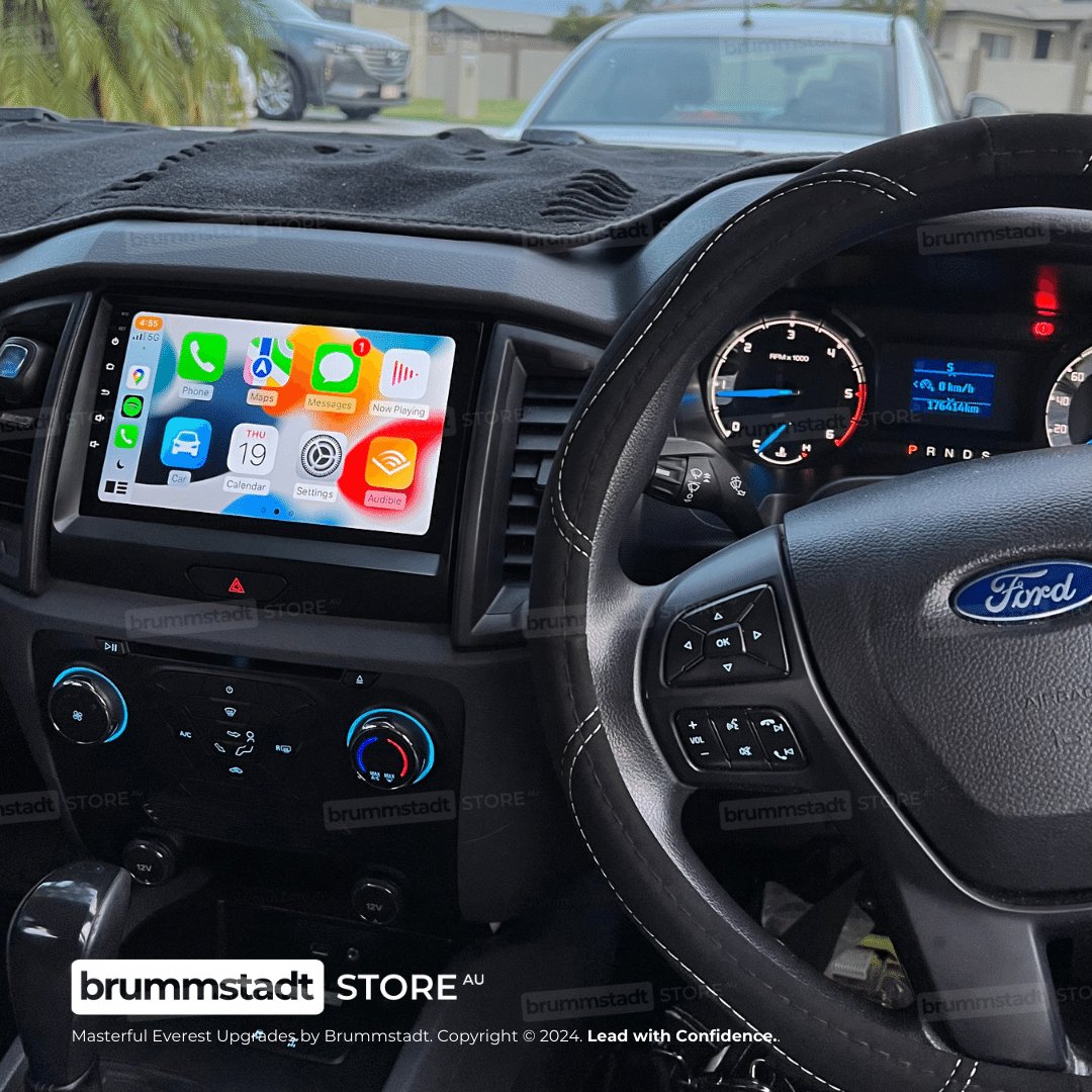 Ford Everest 2018-2022 - Premium Head Unit Upgrade Kit: Radio Infotainment System with Wired & Wireless Apple CarPlay and Android Auto Compatibility - baeumer technologies