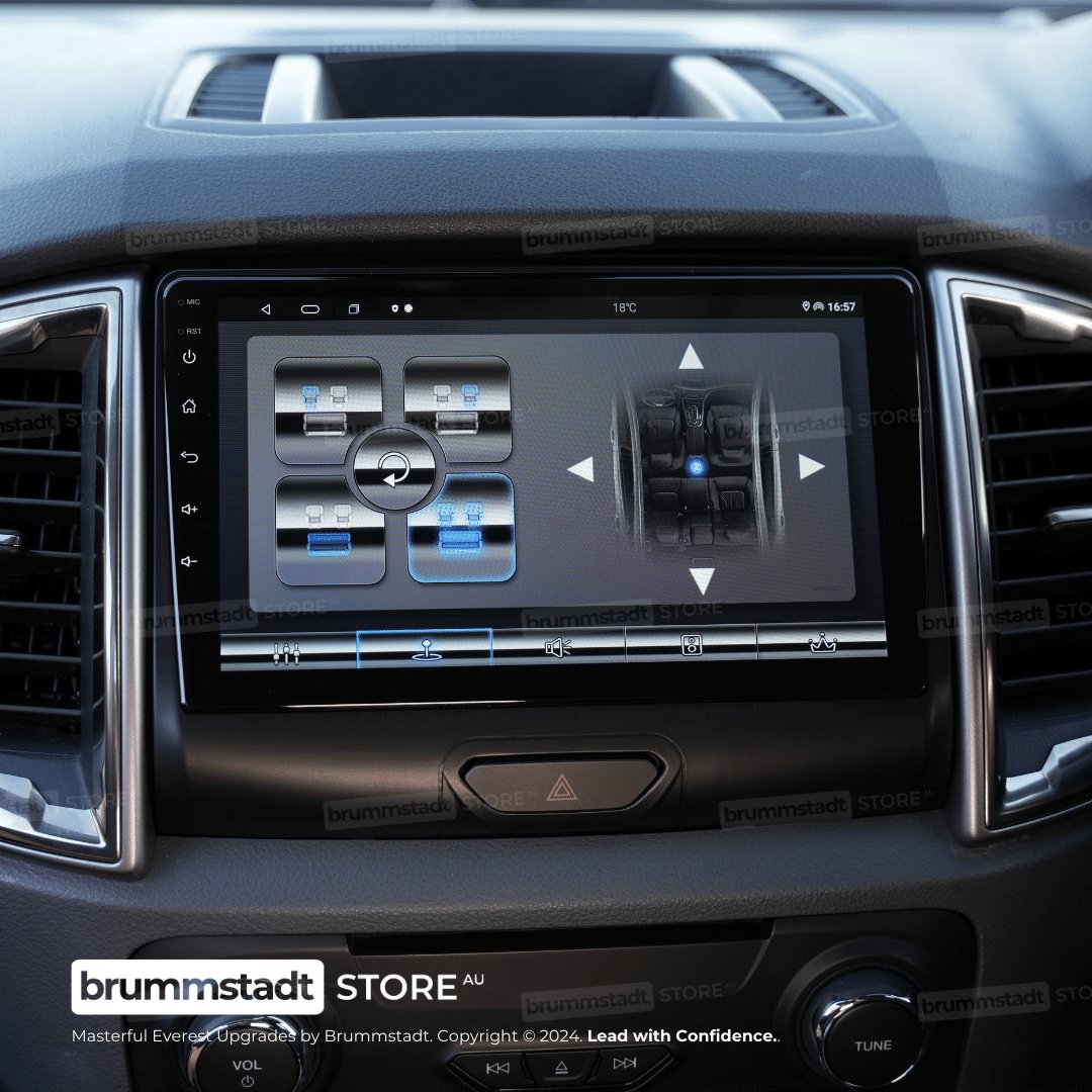 Ford Everest 2018-2022 - Premium Head Unit Upgrade Kit: Radio Infotainment System with Wired & Wireless Apple CarPlay and Android Auto Compatibility - baeumer technologies