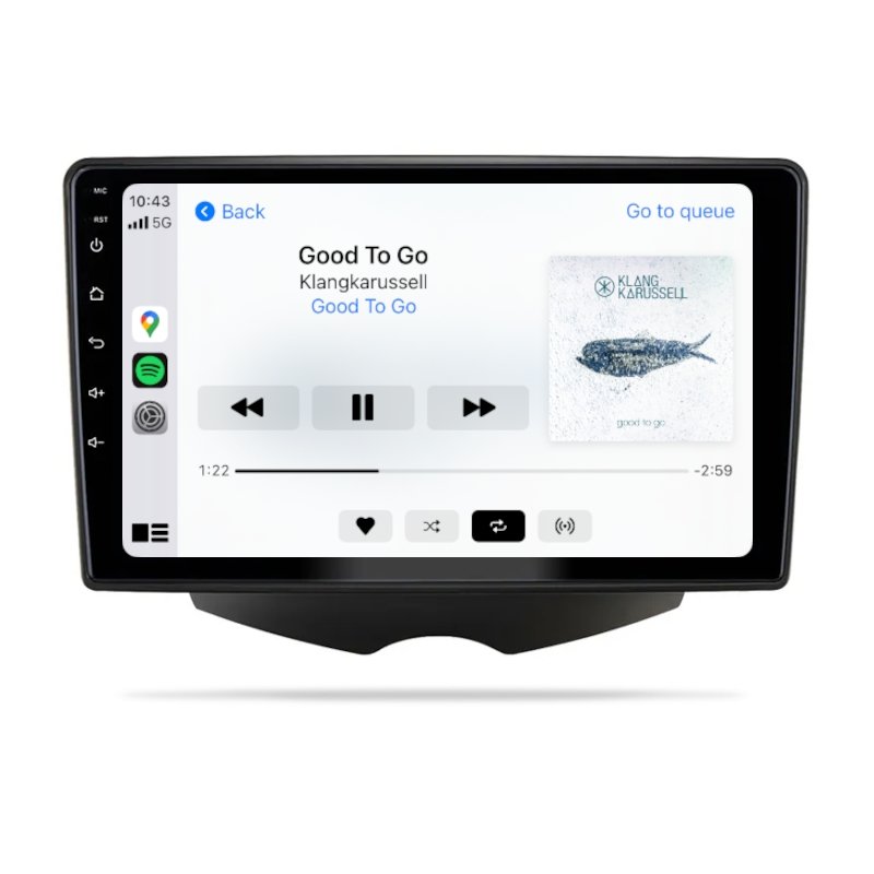 Hyundai Veloster 2011-2017 - Premium Head Unit Upgrade Kit: Radio Infotainment System with Wired & Wireless Apple CarPlay and Android Auto Compatibility - baeumer technologies