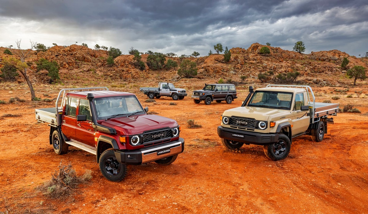Toyota LandCruiser 70 classic dashboard