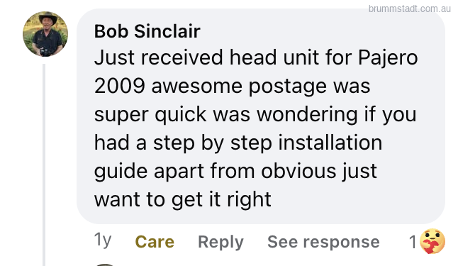 Facebook comment by Bob Sinclair, 1 reactions